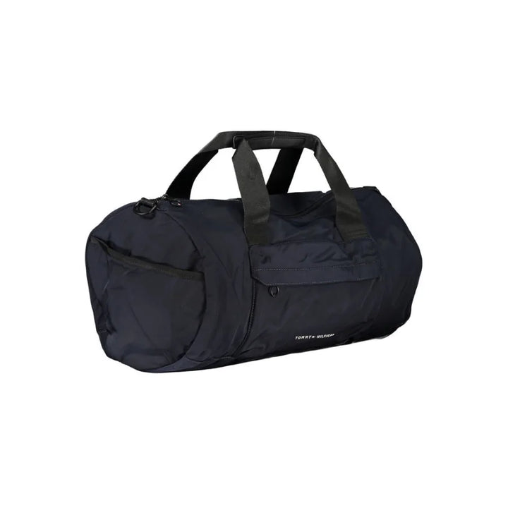 Tommy Hilfiger Blue Polyester Men’s Bag with Adjustable Shoulder Strap