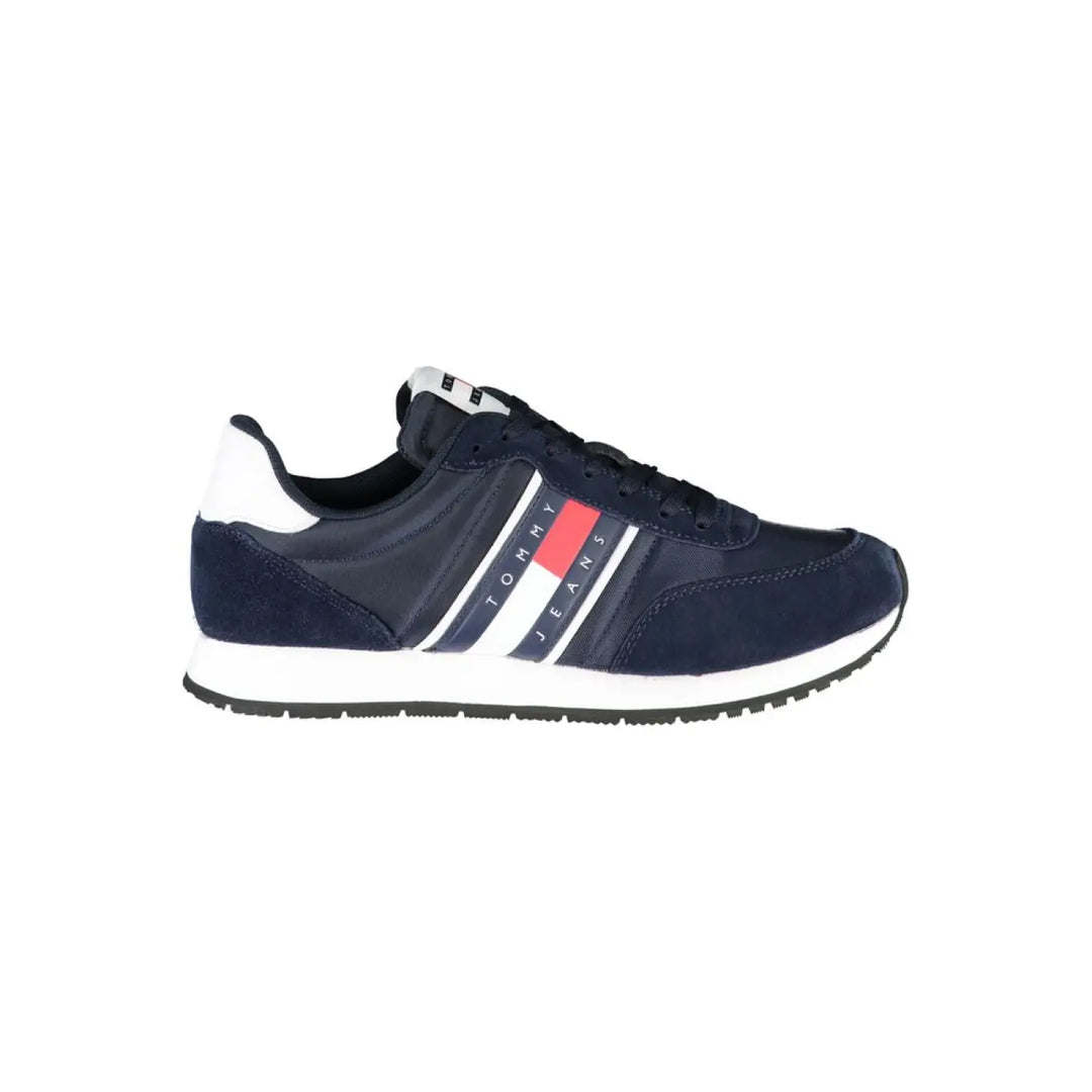 Tommy Hilfiger Blue Polyester Men’s Sneaker