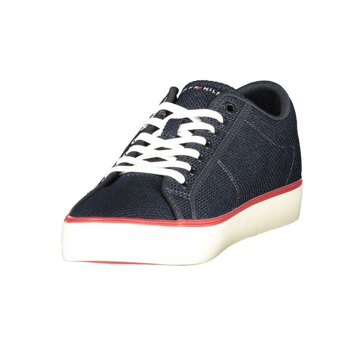 Tommy Hilfiger Blue Polyester Men’s Sneaker
