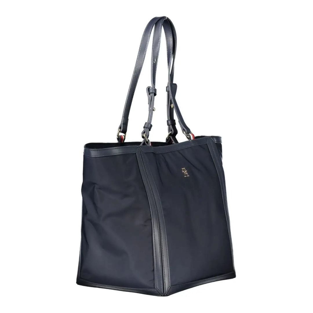 Tommy Hilfiger Blue Polyester Women Handbag
