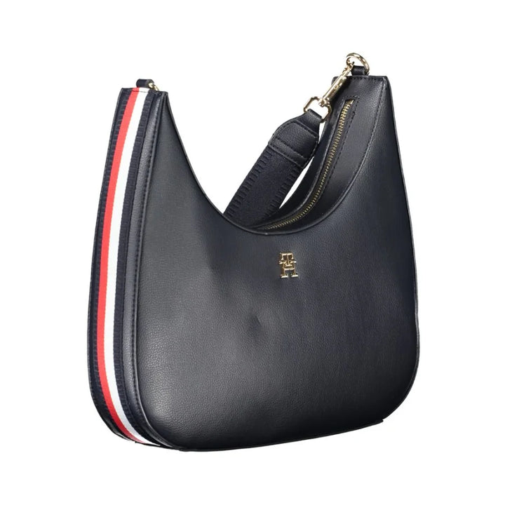 Tommy Hilfiger Blue Polyester Women Shoulder Bag