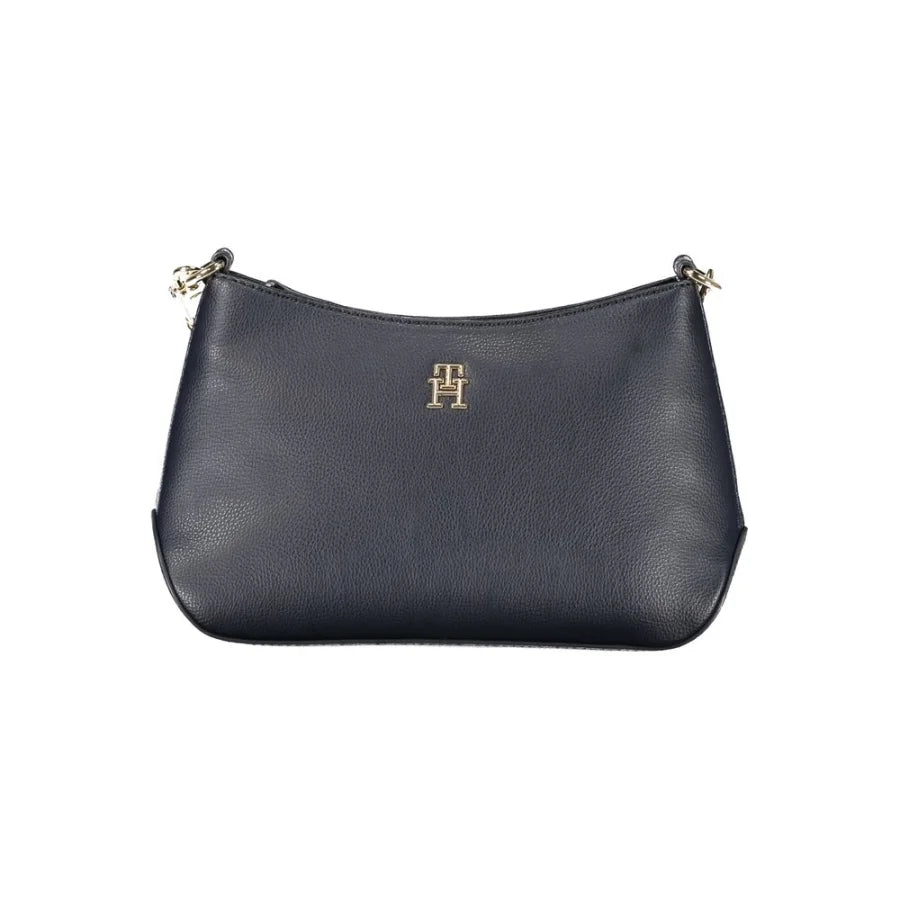 Tommy Hilfiger Blue Polyester Women Shoulder Bag