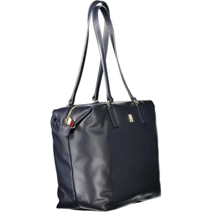 Tommy Hilfiger Blue Polyester Women Shoulder Bag