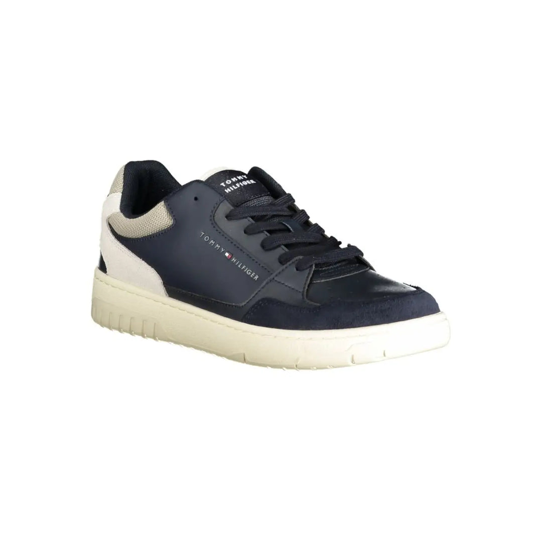 Tommy Hilfiger Blue Polyurethane Men Sneaker