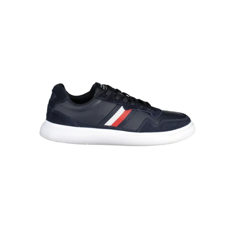 Tommy Hilfiger Blue Polyurethane Men Sneaker
