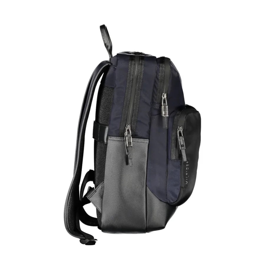 Tommy Hilfiger Blue Polyurethane Men’s Backpack