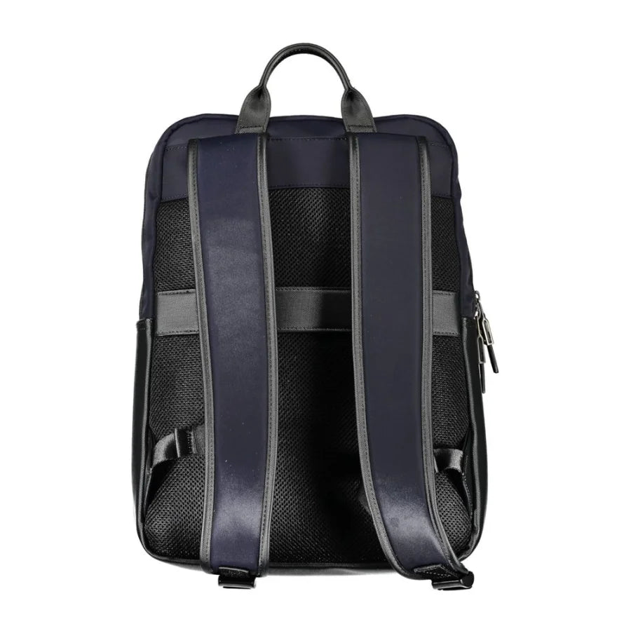 Tommy Hilfiger Blue Polyurethane Men’s Backpack