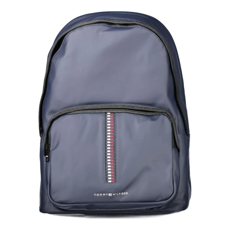 Tommy Hilfiger Blue Polyurethane Men’s Backpack