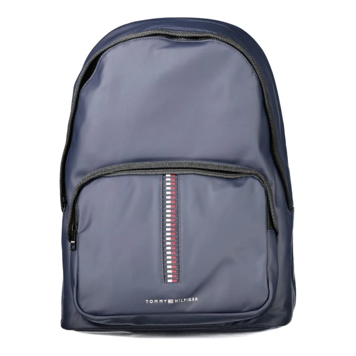 Tommy Hilfiger Blue Polyurethane Men’s Backpack