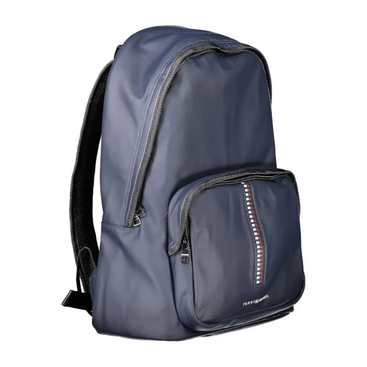Tommy Hilfiger Blue Polyurethane Men’s Backpack