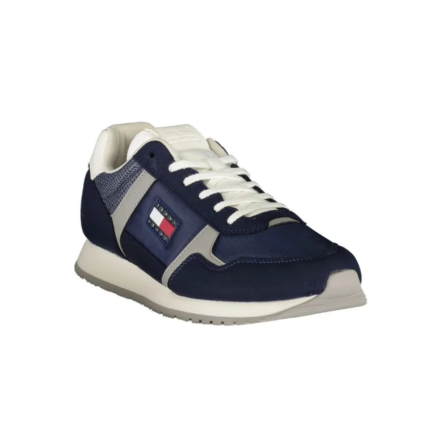 Tommy Hilfiger Blue Polyurethane Men’s Sneaker