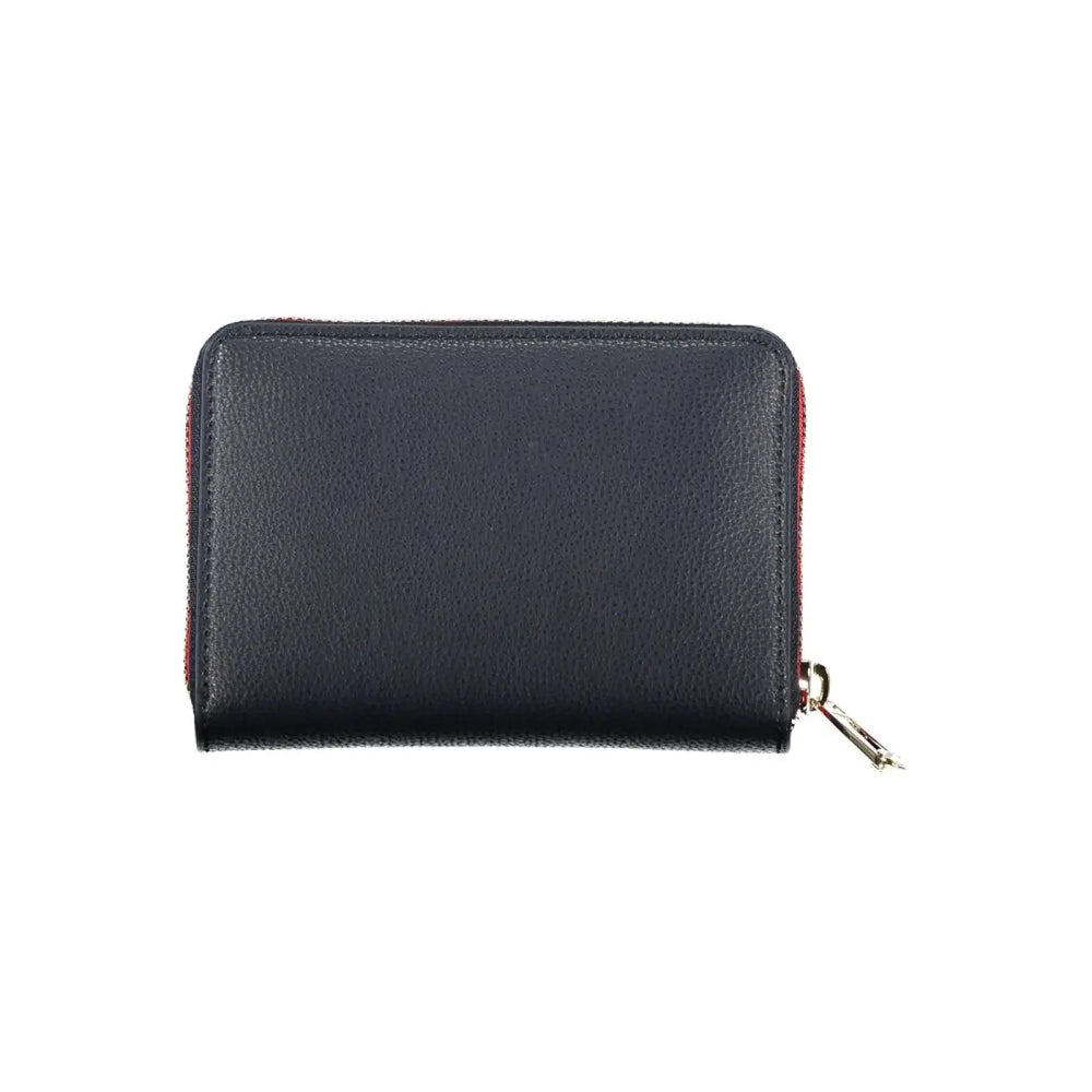 Tommy Hilfiger Blue Polyurethane Women Wallet