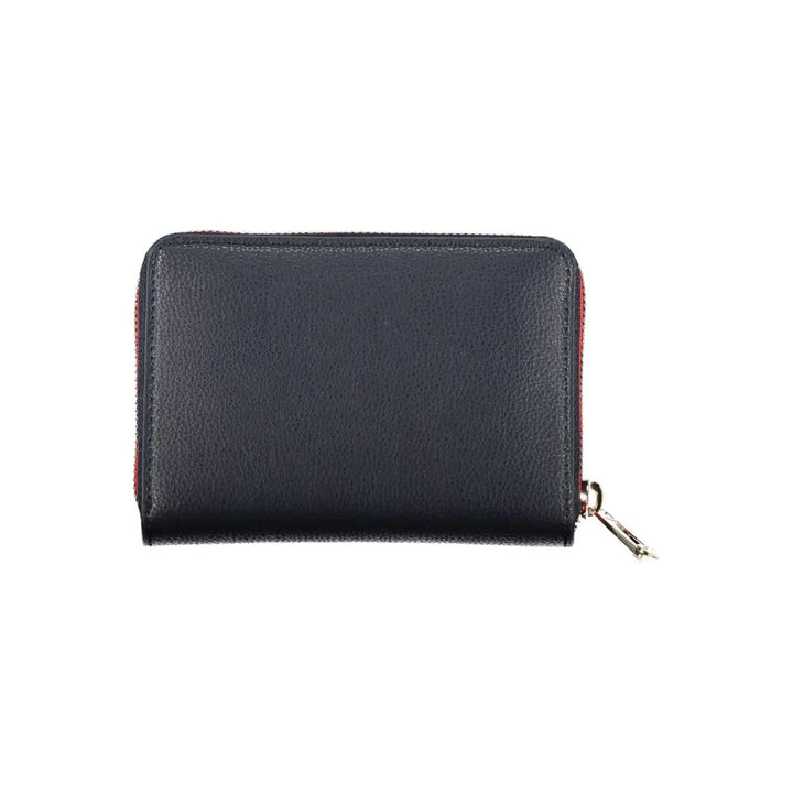 Tommy Hilfiger Blue Polyurethane Women Wallet