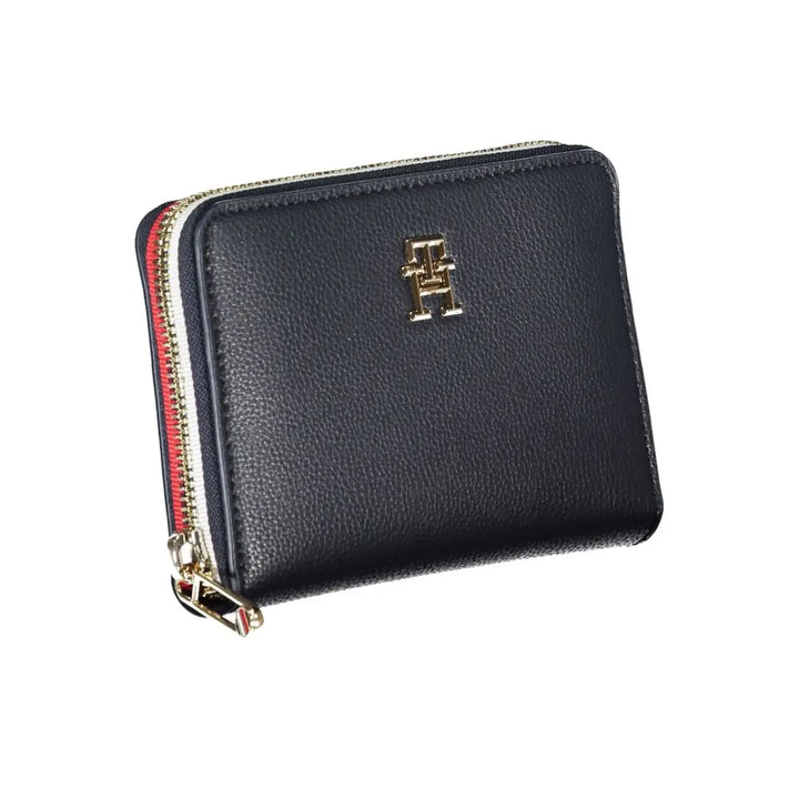 Tommy Hilfiger Blue Polyurethane Women Wallet