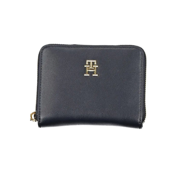 Tommy Hilfiger Blue Polyurethane Women Wallet