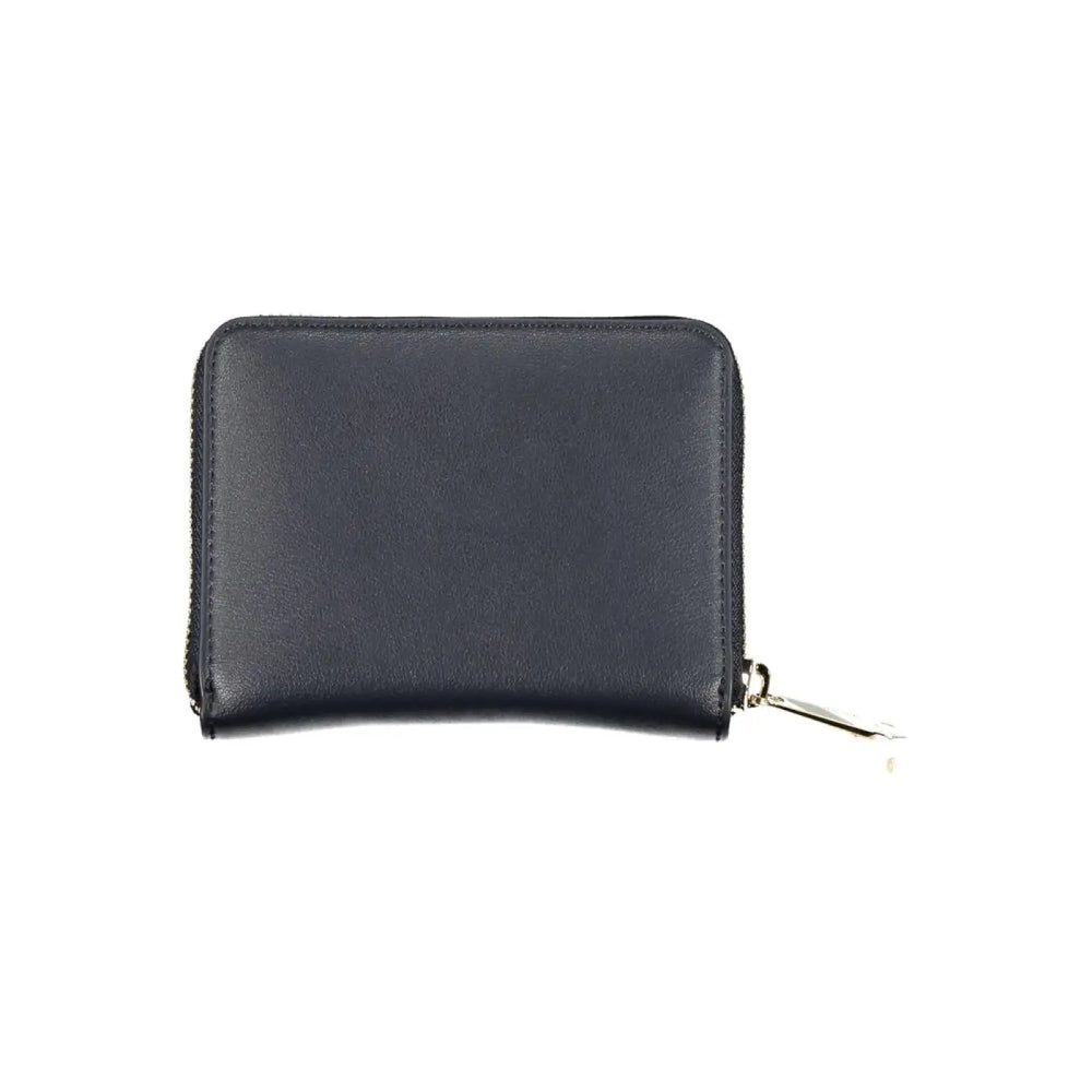 Tommy Hilfiger Blue Polyurethane Women Wallet