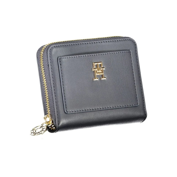 Tommy Hilfiger Blue Polyurethane Women Wallet