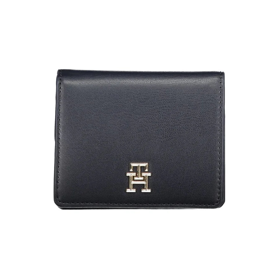 Tommy Hilfiger Blue Polyurethane Women Wallet