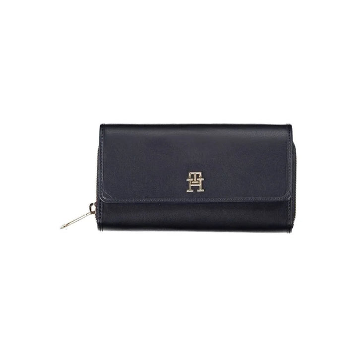 Tommy Hilfiger Blue Polyurethane Women Wallet