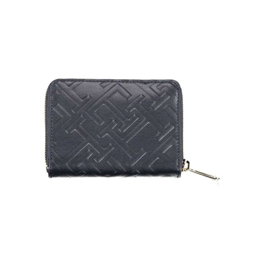 Tommy Hilfiger Blue Polyurethane Women Wallet