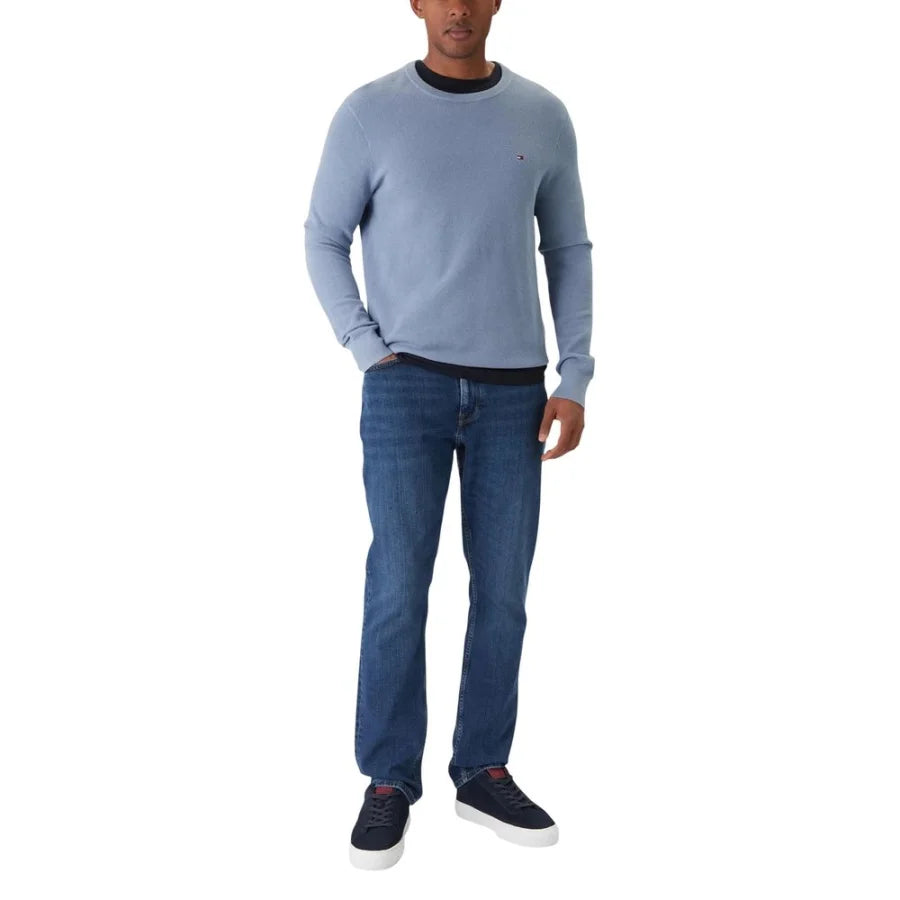 Tommy Hilfiger Blue Recycled Cotton Relaxed Fit Jeans