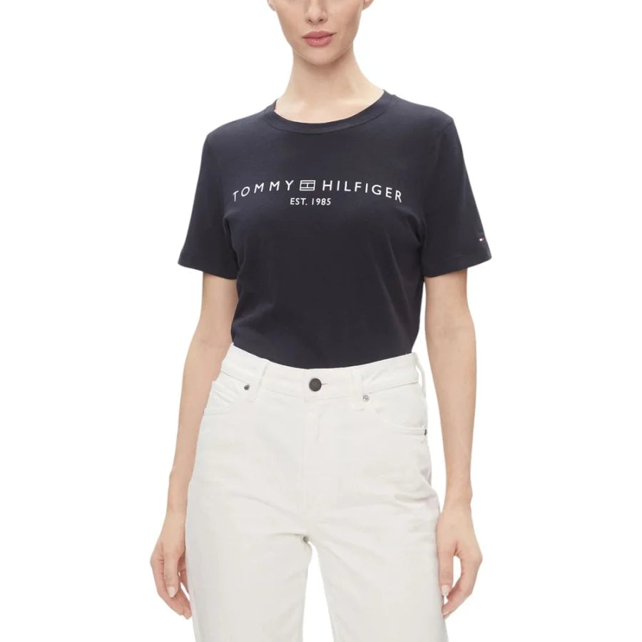 Tommy Hilfiger Blue Recycled Cotton T-Shirt