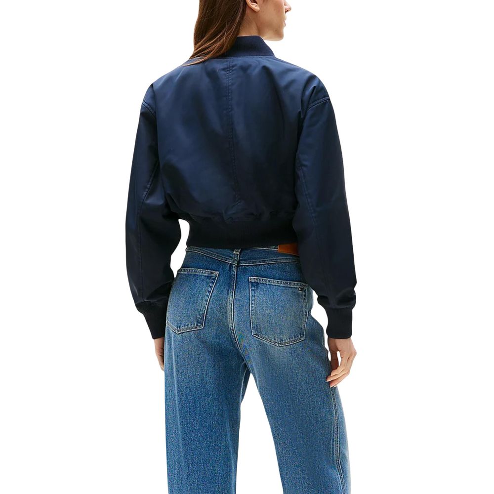 Tommy Hilfiger Bomber Jackets - Blue Recycled Polyester