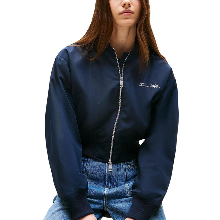 Tommy Hilfiger Bomber Jackets - Blue Recycled Polyester