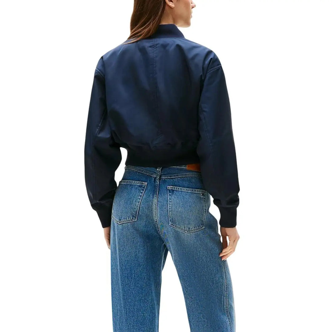 Tommy Hilfiger Blue Recycled Polyester Bomber