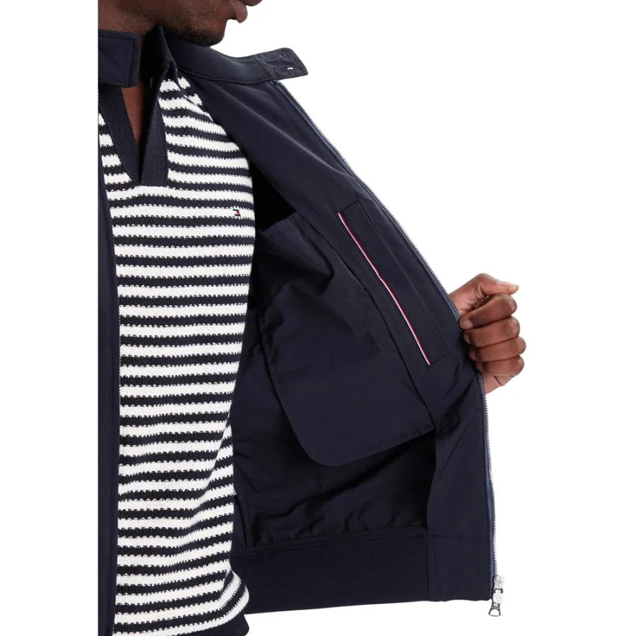 Tommy Hilfiger Blue Recycled Polyester Bomber