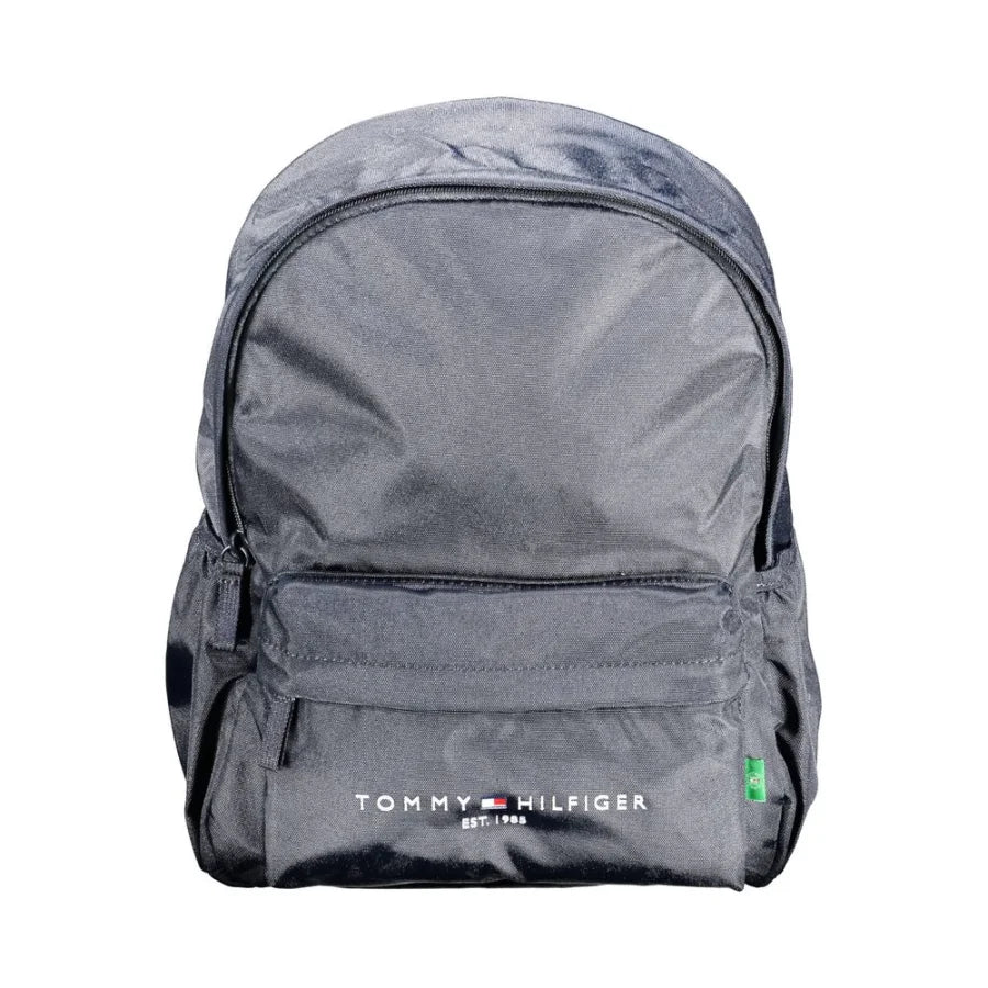 Tommy Hilfiger Blue Recycled Polyester Men’s Backpack