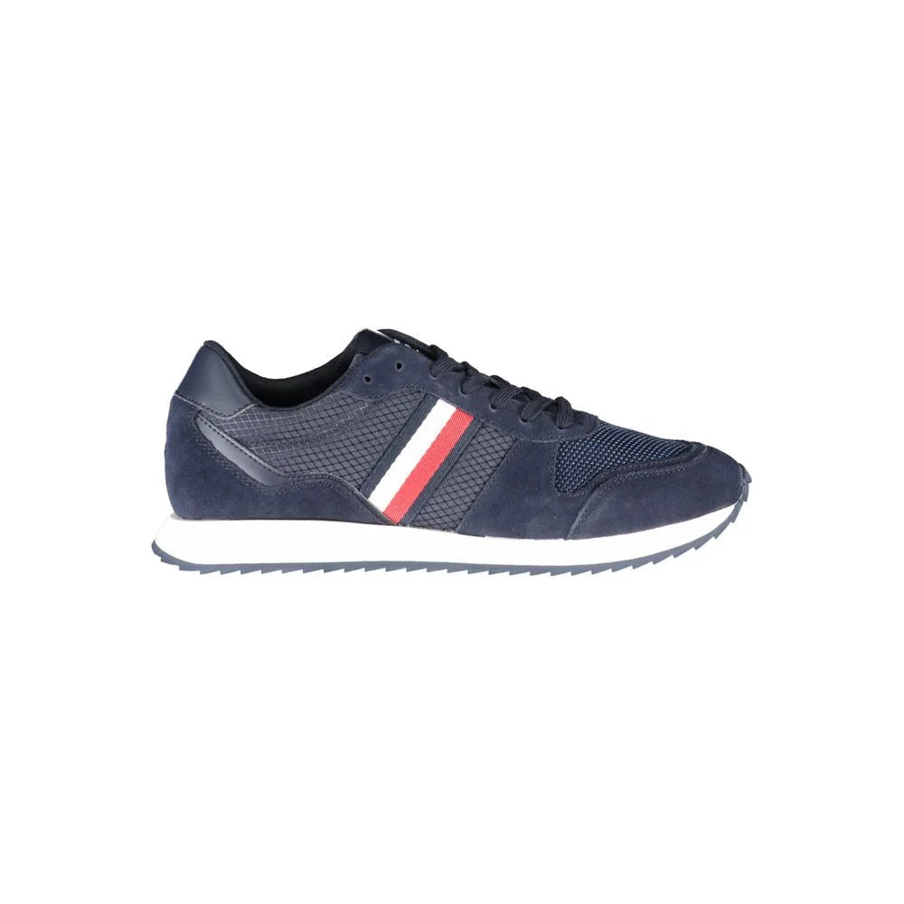 Tommy Hilfiger Blue Sneakers Iconic Sustainable Style