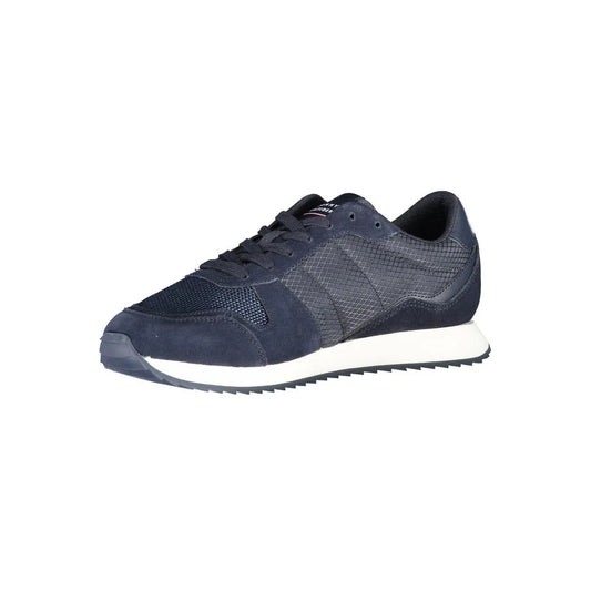 Tommy Hilfiger Blue Sneakers Iconic Sustainable Style
