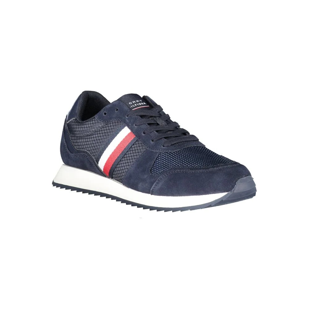 Tommy Hilfiger Blue Sneakers Iconic Sustainable Style
