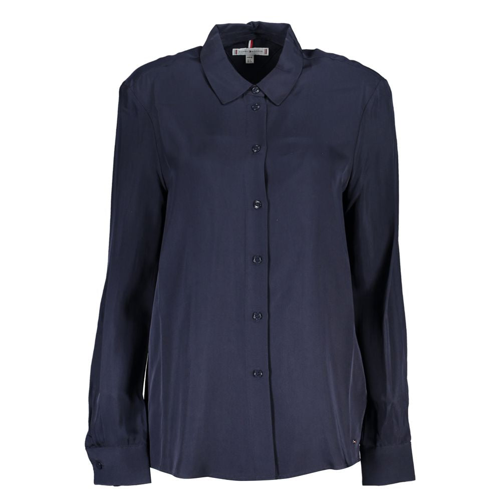 Tommy Hilfiger Shirts - Blue Viscose Women Shirt