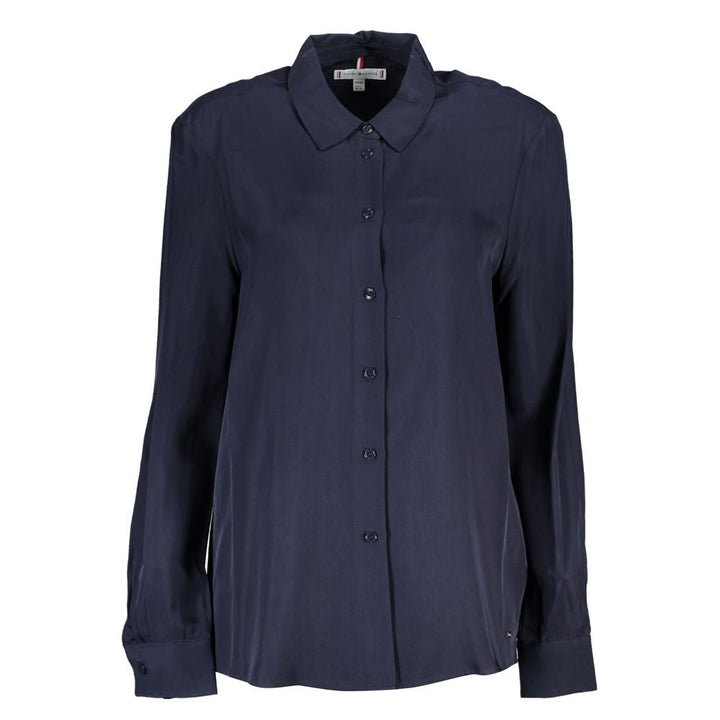 Tommy Hilfiger Shirts - Blue Viscose Women Shirt
