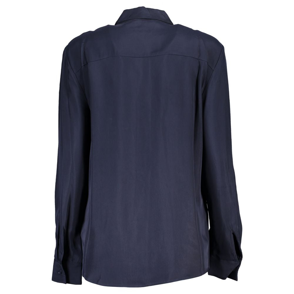 Tommy Hilfiger Shirts - Blue Viscose Women Shirt