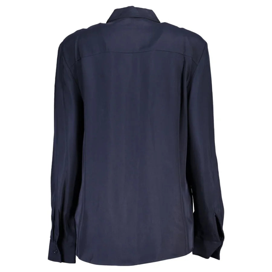 Tommy Hilfiger Blue Viscose Women Shirt