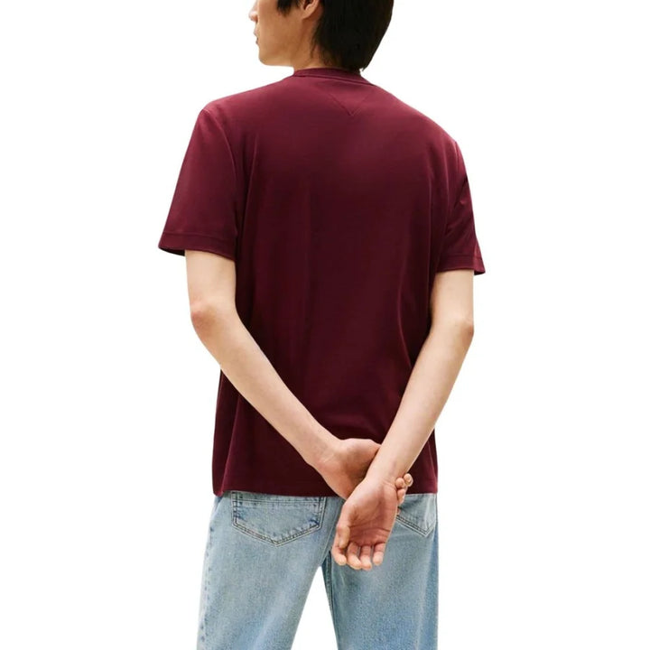 Tommy Hilfiger Bordeaux Cotton T-Shirt