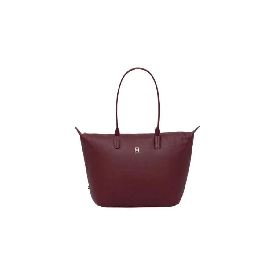 Tommy Hilfiger Bordeaux Recycled Polyester Handbag