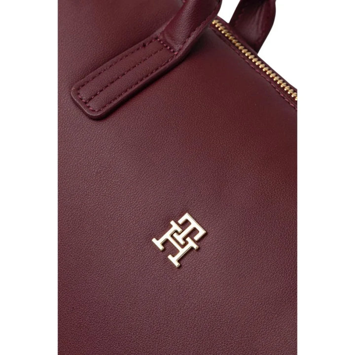 Tommy Hilfiger Bordeaux Recycled Polyester Handbag