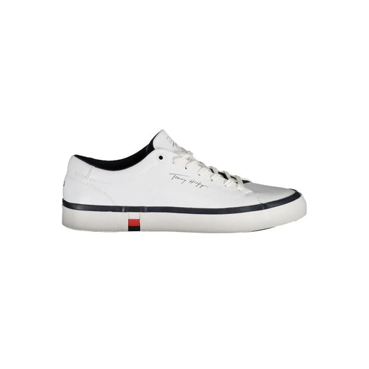 Tommy Hilfiger Elevate Stylish White Sneakers for Effortless Sophistication