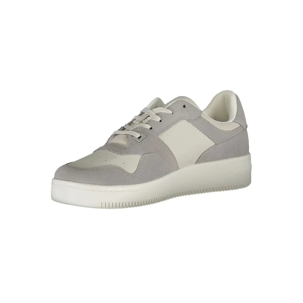Tommy Hilfiger Gray Polyester Athletic Sneakers
