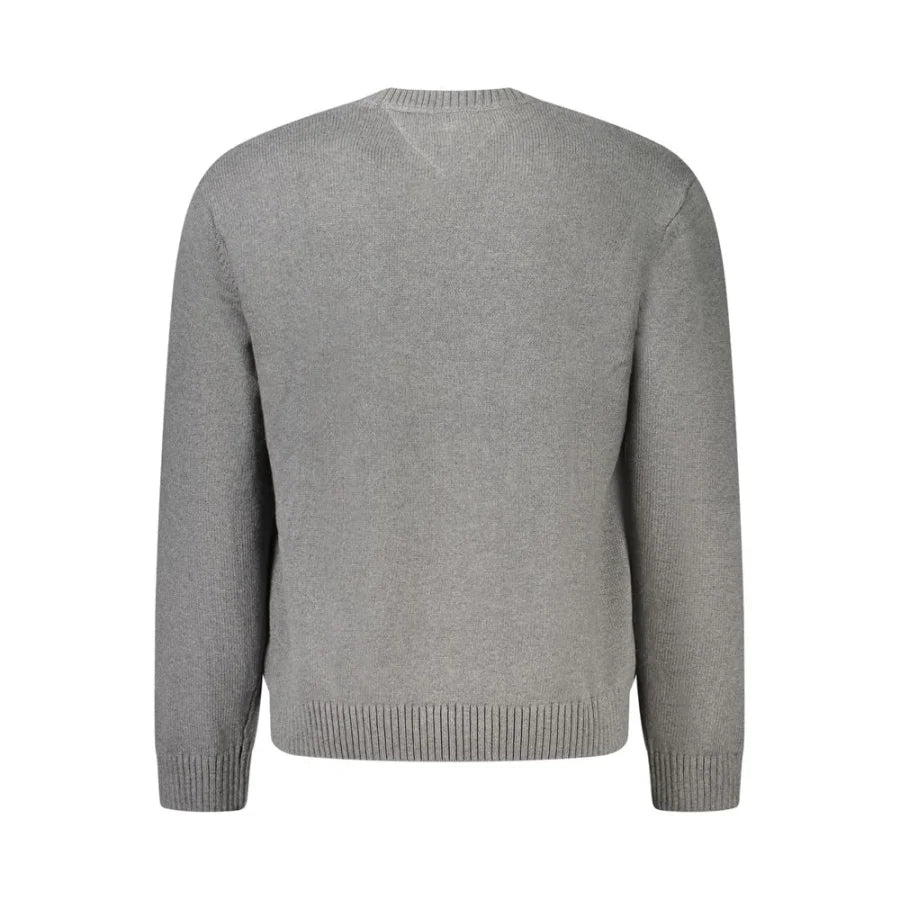 Tommy Hilfiger Grigio Cotton Men’s Sweater