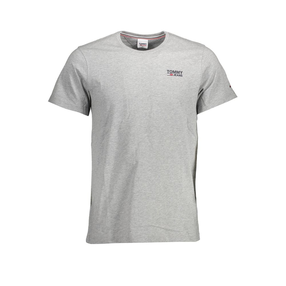 Tommy Hilfiger Grigio Organic Cotton Men T-shirt