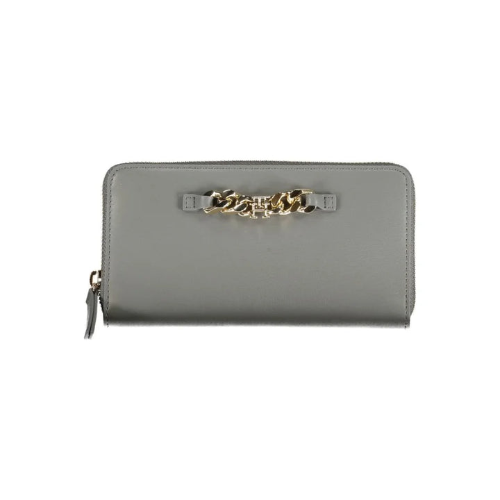 Tommy Hilfiger Grigio Poliuretano Women Wallet