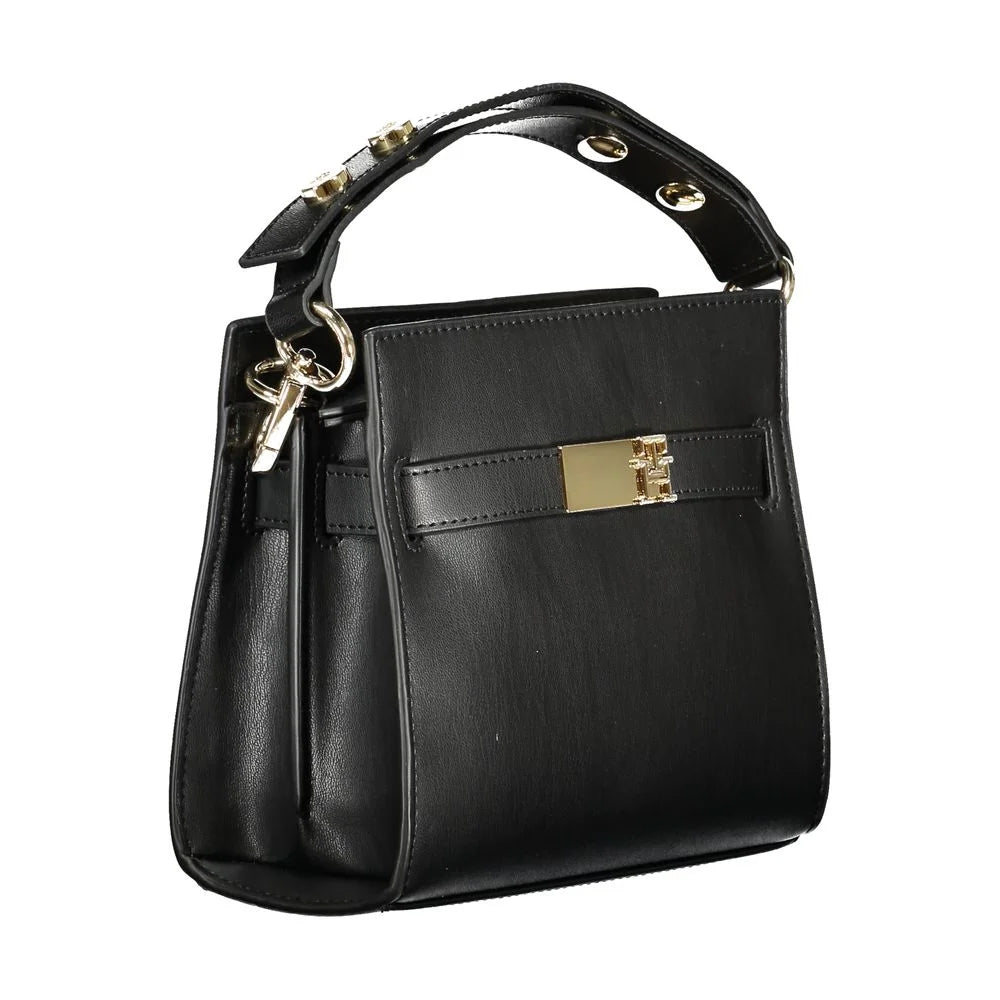 Tommy Hilfiger Handbag Chic Black Style with Adjustable Straps