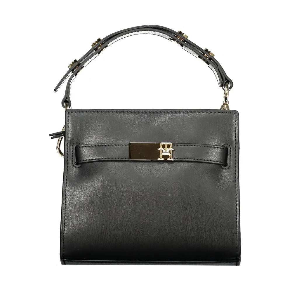 Tommy Hilfiger Handbag Chic Black Style with Adjustable Straps