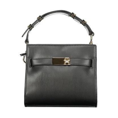 Tommy Hilfiger Handbag Chic Black Style with Adjustable Straps