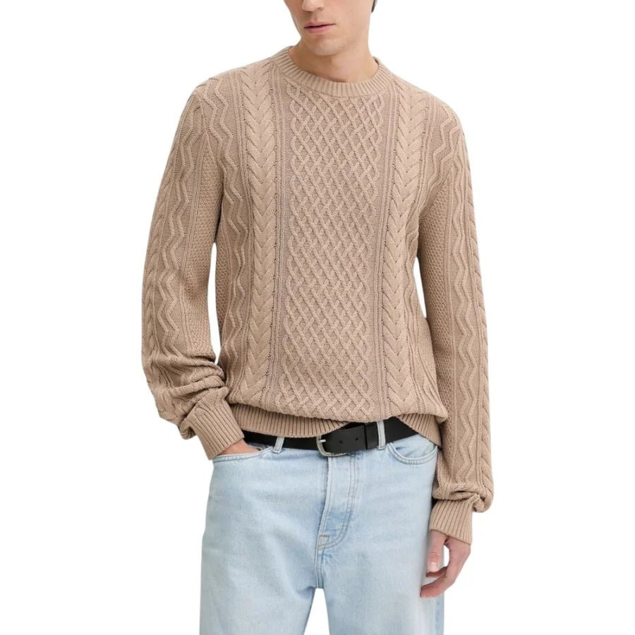 Tommy Hilfiger Jeans Beige Recycled Cotton Sweatshirt